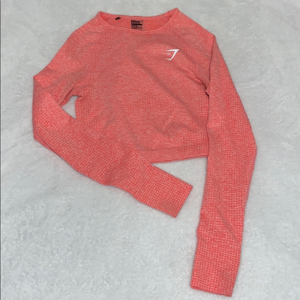 Gymshark viral seemless long sleeve crop top!